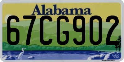 AL license plate 67CG902