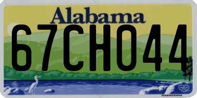 AL license plate 67CH044