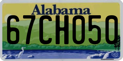 AL license plate 67CH050