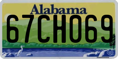 AL license plate 67CH069
