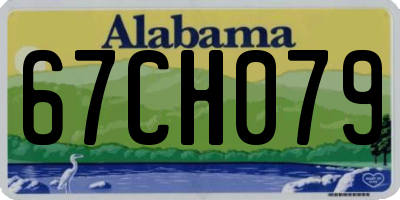 AL license plate 67CH079