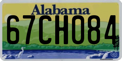AL license plate 67CH084