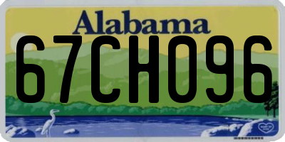 AL license plate 67CH096