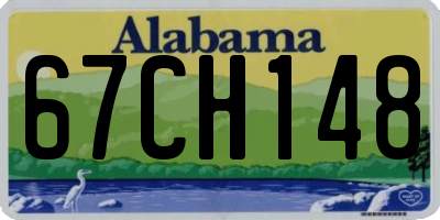 AL license plate 67CH148