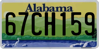 AL license plate 67CH159