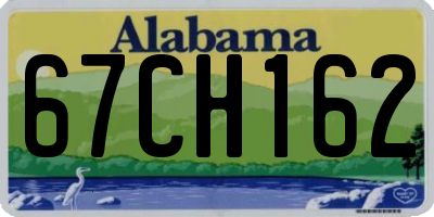 AL license plate 67CH162