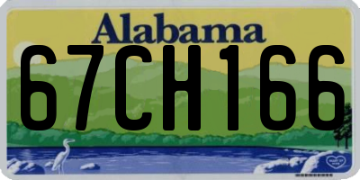 AL license plate 67CH166