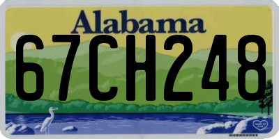 AL license plate 67CH248