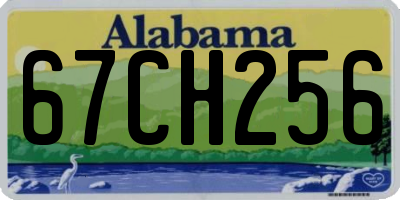 AL license plate 67CH256
