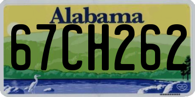 AL license plate 67CH262