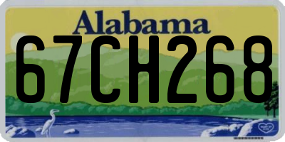AL license plate 67CH268