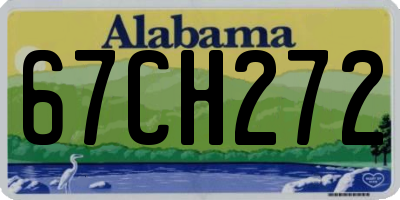 AL license plate 67CH272