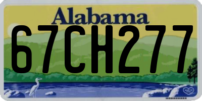 AL license plate 67CH277