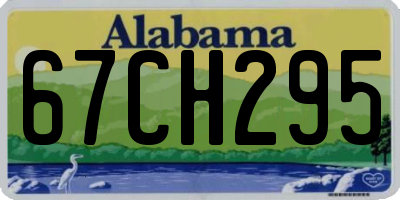 AL license plate 67CH295