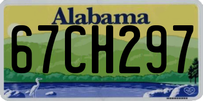 AL license plate 67CH297