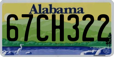 AL license plate 67CH322