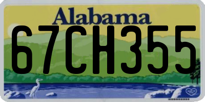AL license plate 67CH355
