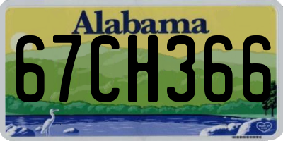 AL license plate 67CH366