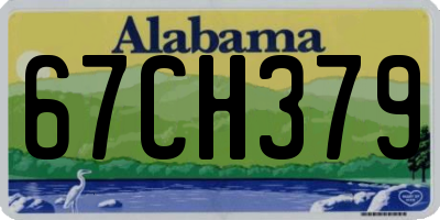 AL license plate 67CH379