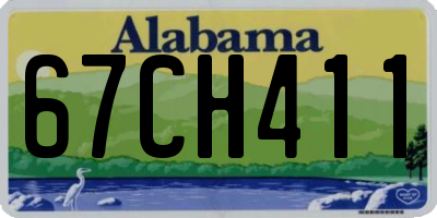 AL license plate 67CH411