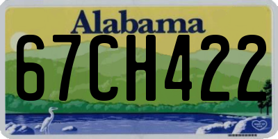 AL license plate 67CH422