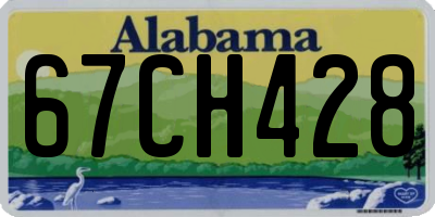 AL license plate 67CH428