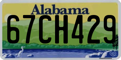 AL license plate 67CH429