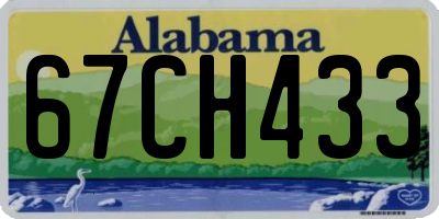 AL license plate 67CH433