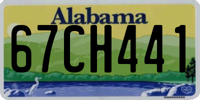 AL license plate 67CH441
