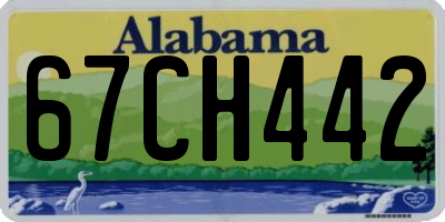 AL license plate 67CH442