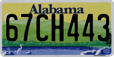AL license plate 67CH443
