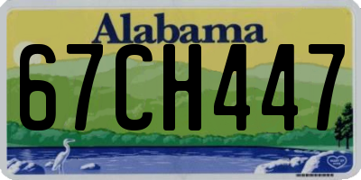 AL license plate 67CH447