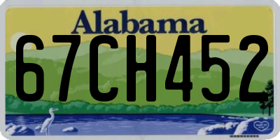 AL license plate 67CH452