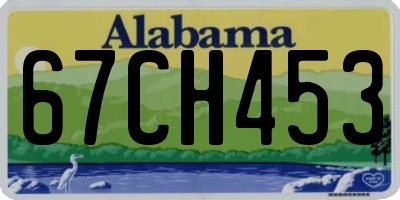 AL license plate 67CH453
