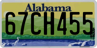 AL license plate 67CH455
