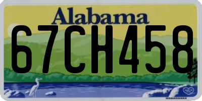 AL license plate 67CH458