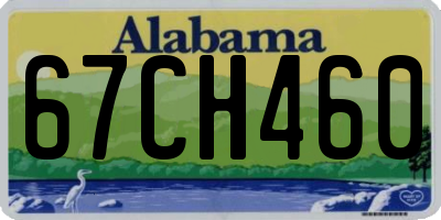 AL license plate 67CH460