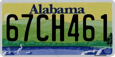 AL license plate 67CH461
