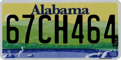 AL license plate 67CH464