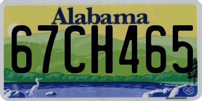 AL license plate 67CH465