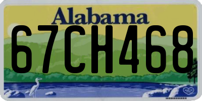 AL license plate 67CH468
