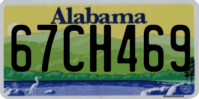 AL license plate 67CH469