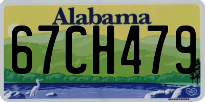 AL license plate 67CH479
