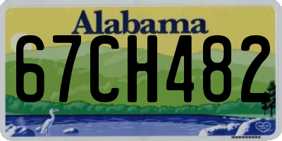AL license plate 67CH482