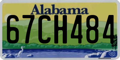 AL license plate 67CH484