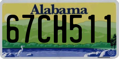 AL license plate 67CH511