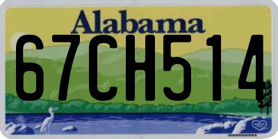 AL license plate 67CH514