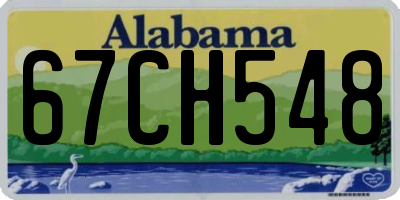 AL license plate 67CH548