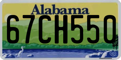 AL license plate 67CH550