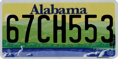 AL license plate 67CH553